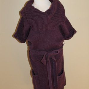 If It Were Me Girls Purple Sweater Dress sz. 10-12